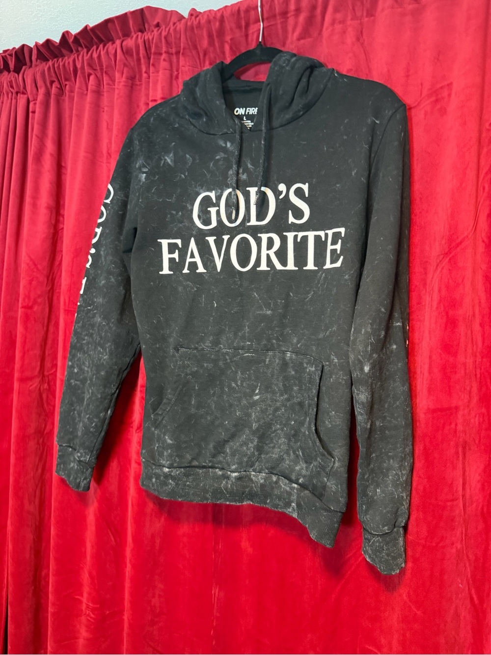 ON FIRE 'God's Favorite' Hooded Sweater